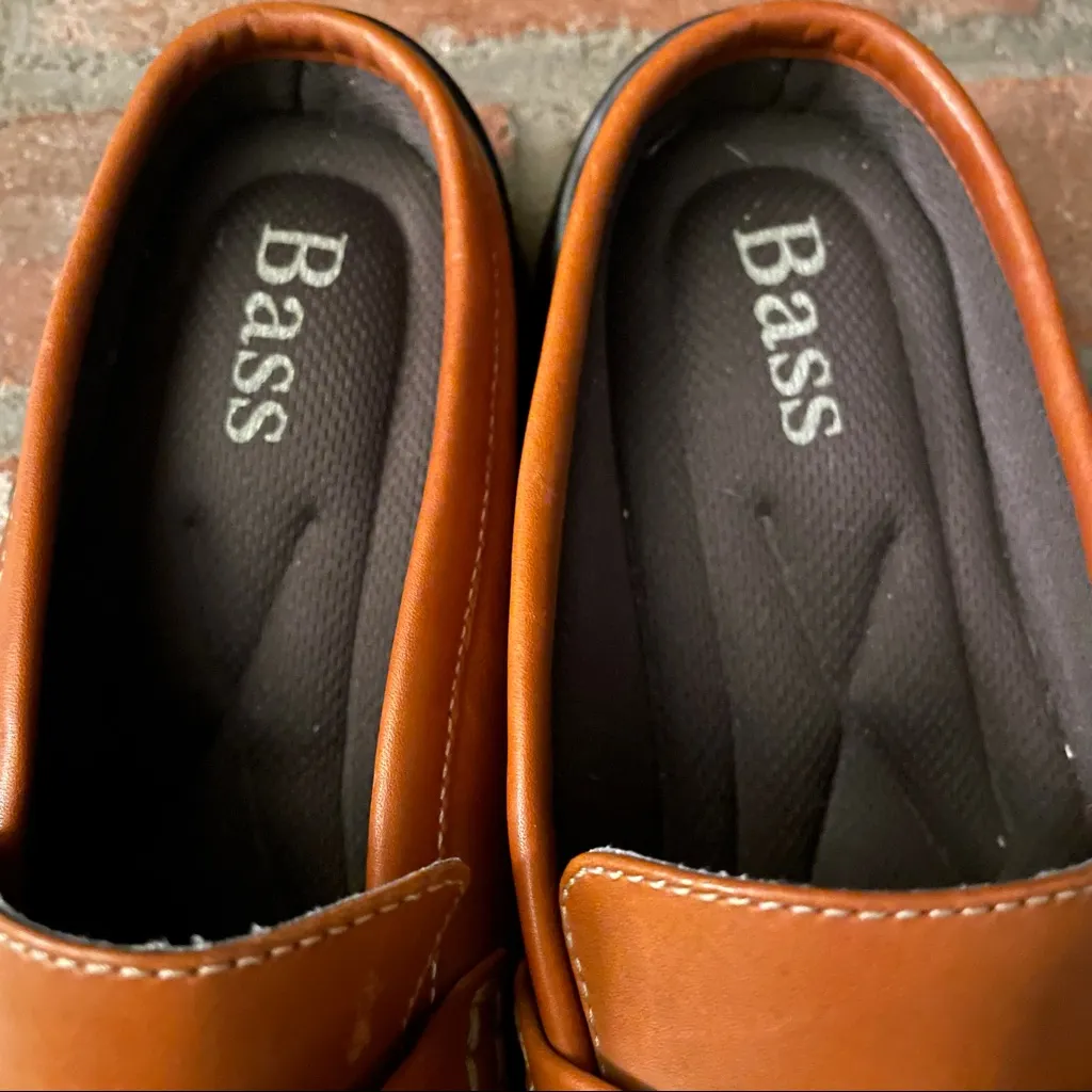 Bass Jupiter Women’s Slip On Mules Brown Size 8.5 - Image 6