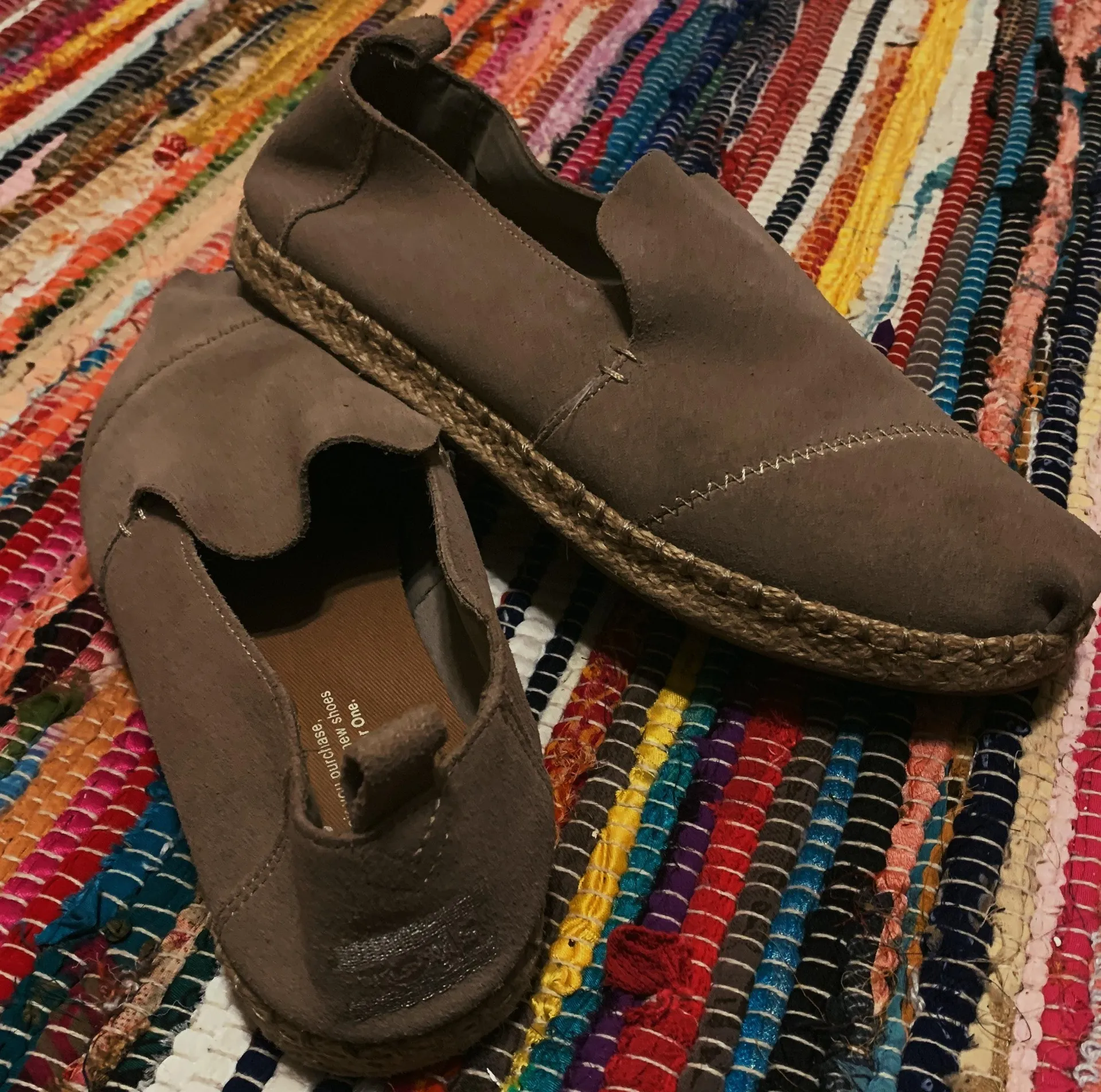 Toms Velvet Slip Ons - Image 2