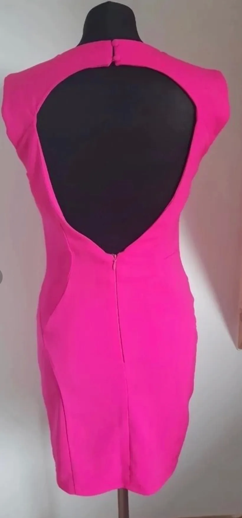 Hot Pink Mini Dress Size M - Image 5
