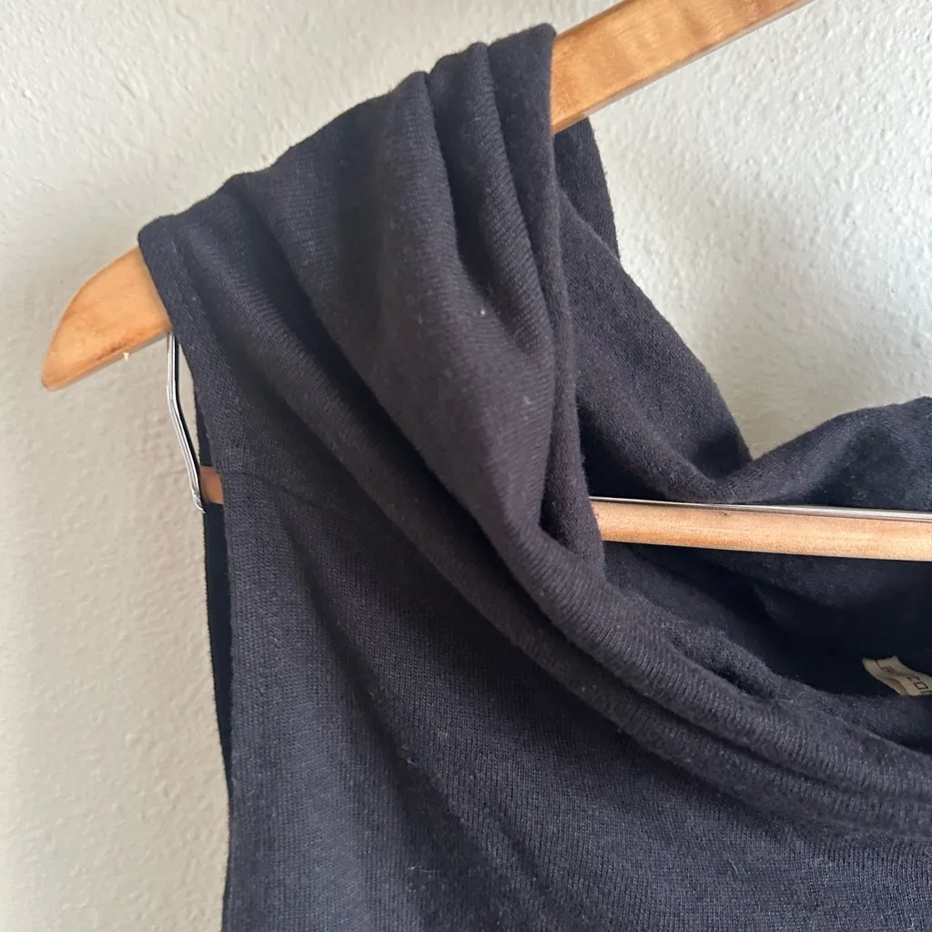 LANSTON Black COWL Neck and sleeveless. Size XS - Image 4