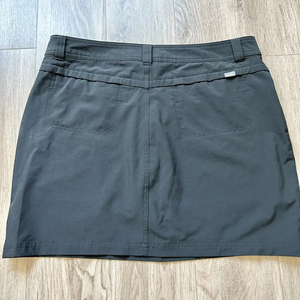 Eddie Bauer Women's Athletic Outdoor Skirt Skort Black Size 12 - Image 9