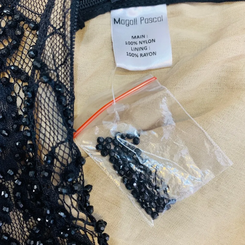 NWT Magali Pascal Black Beaded Camisole Blouse Top Size Small - Image 13