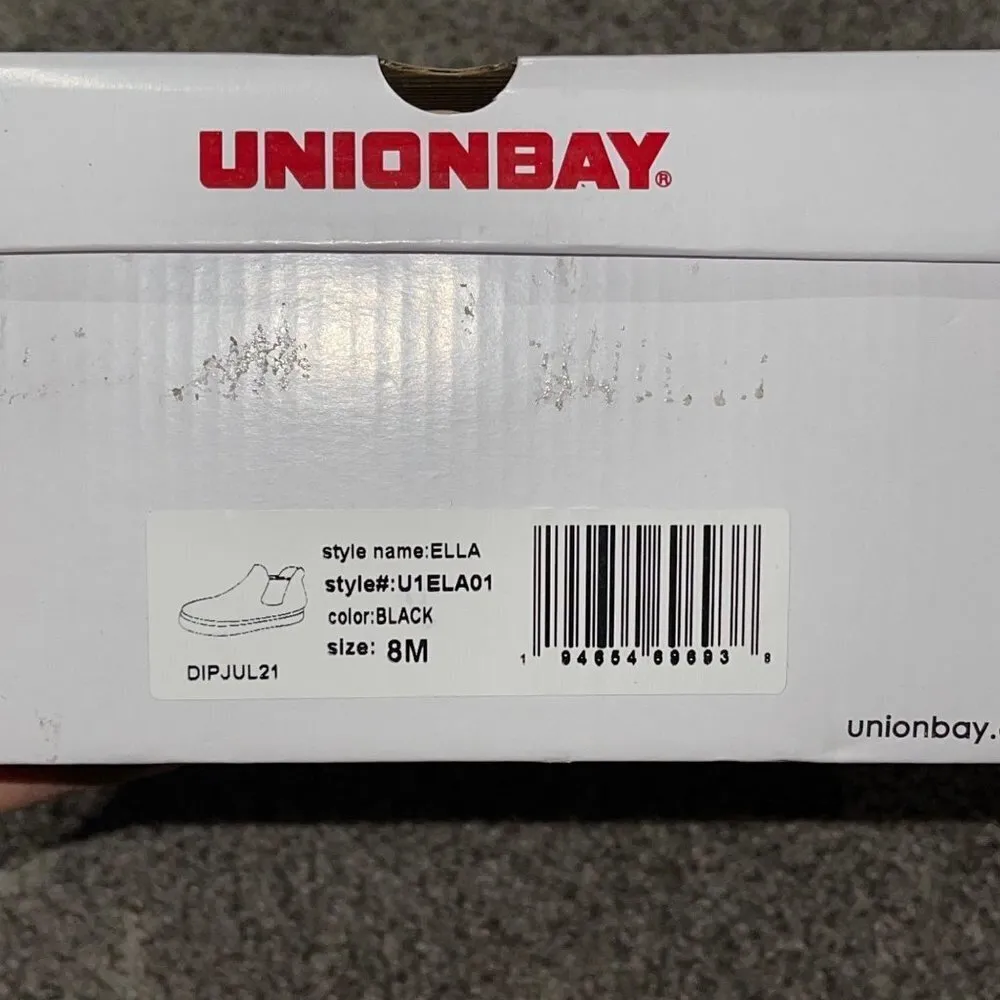 New Unionbay Women's Ella Sneaker Black Faux Shearling Booties Size 8M - Image 7