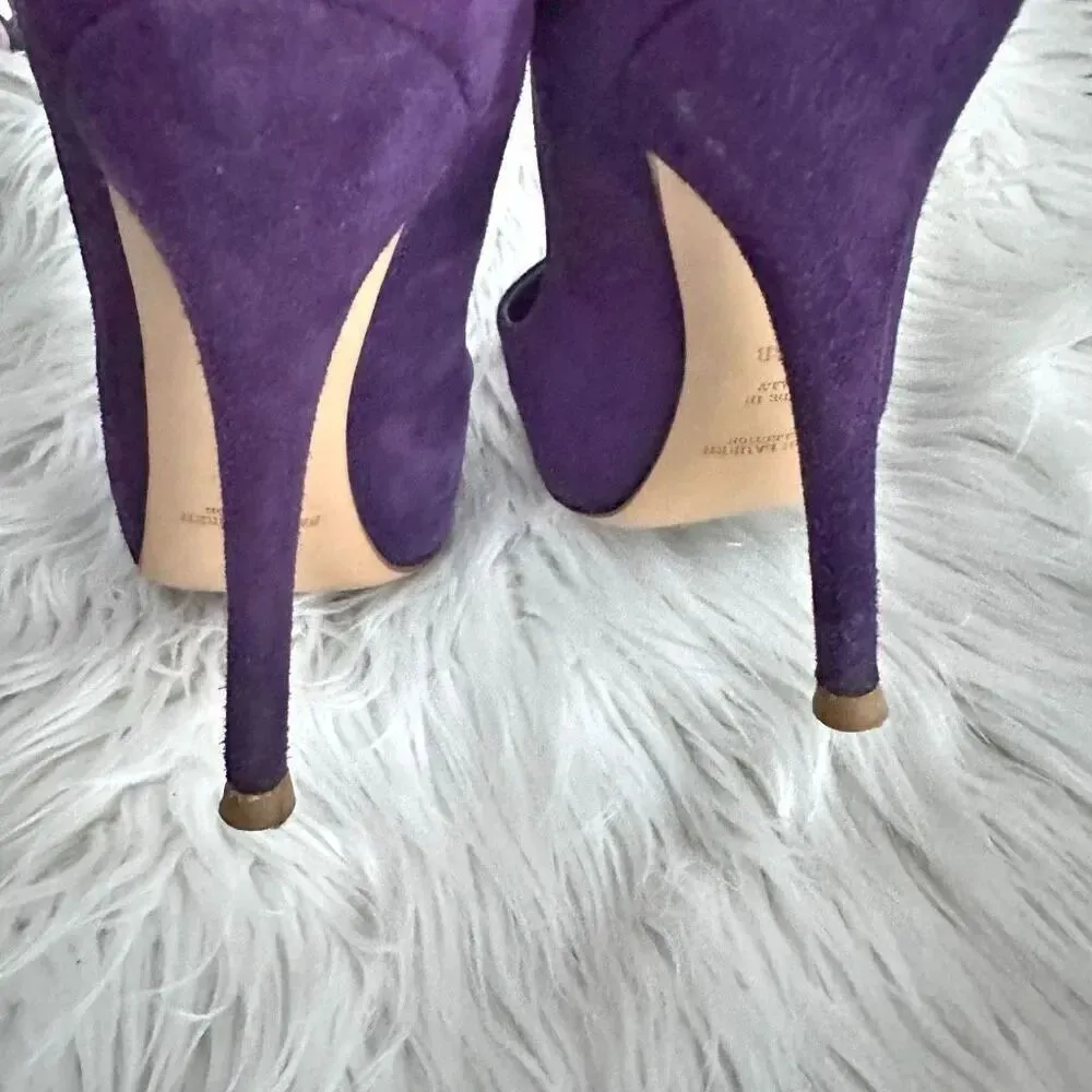 RALPH LAUREN COLLECTION | Purple Label Suede Pumps Heels Shoes Italy | Size 6.5 - Image 5