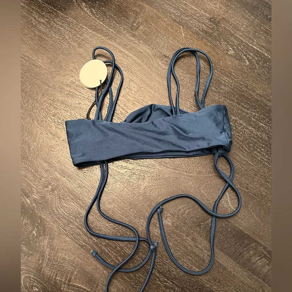Tularosa Juliana‎ Swim Bikini Top in Deep Sea Sz S - Image 3
