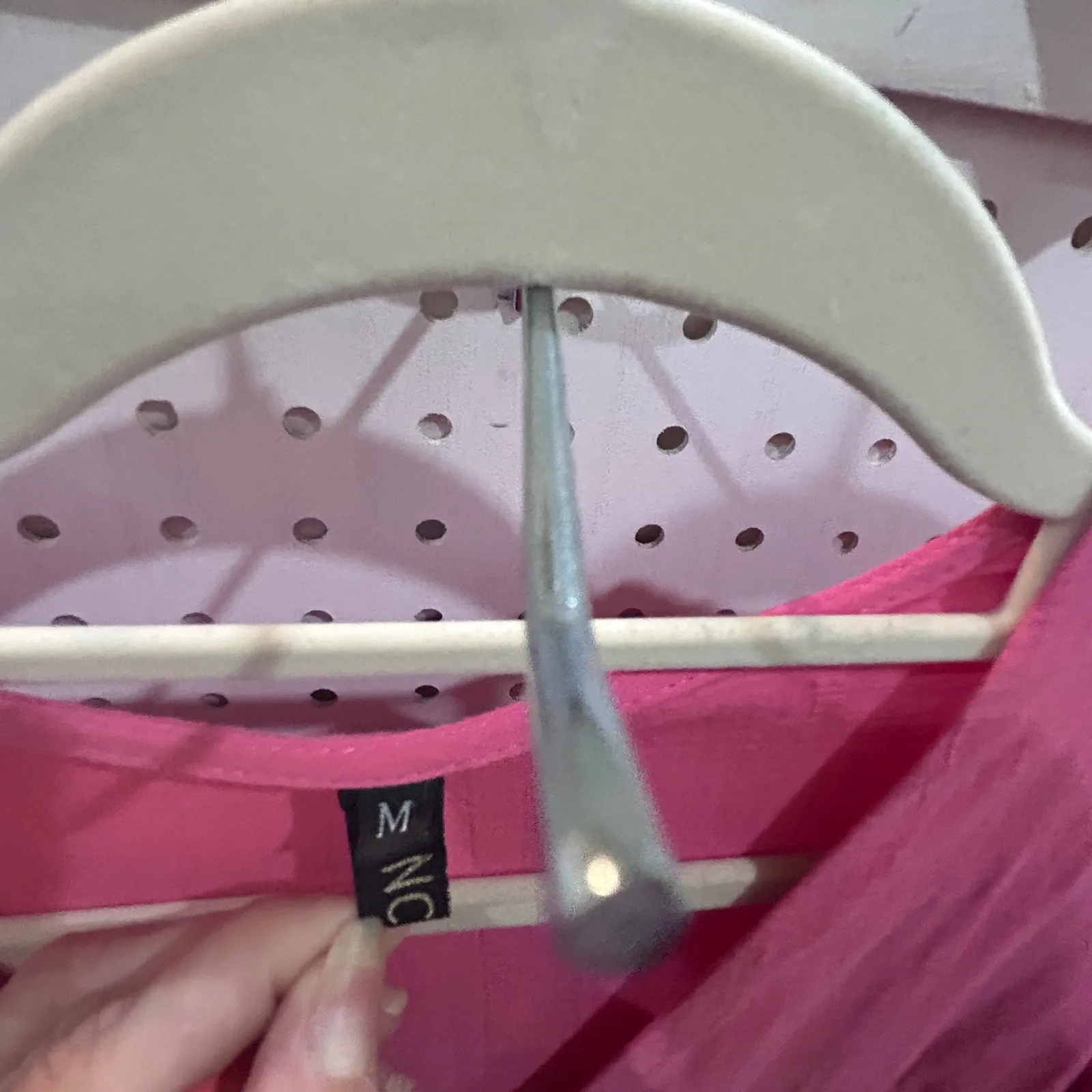 VIVIN Pink Tiered Ruffle Sleeve V Neck Casual Mini Dress Women's Size M Size M - Image 4