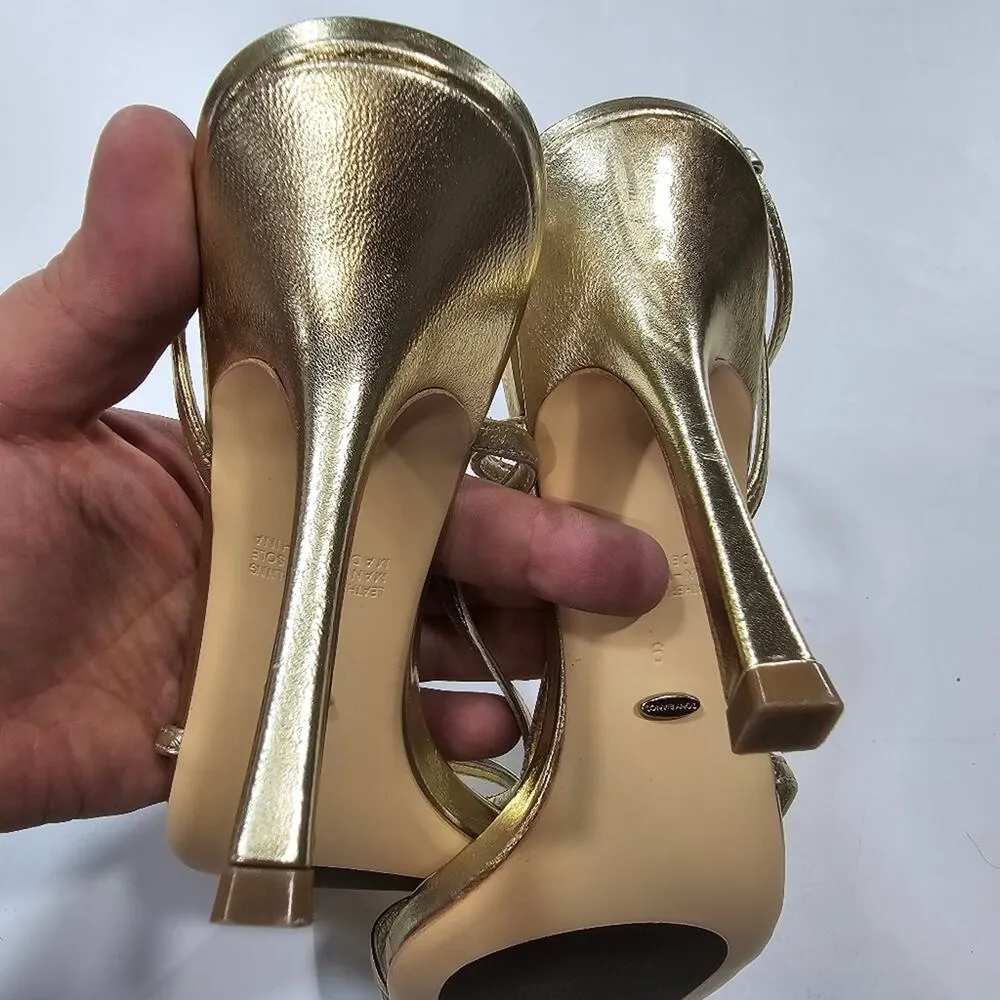 Tony Bianco Franci Sandal in Gold Nappa Metallic - Image 5