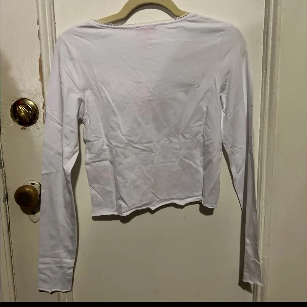 Pink ballerina slippers ballet shirt top - Image 2