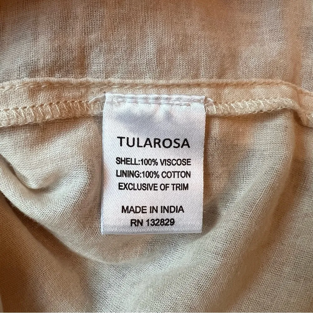 by Revolve Women’s Lined Button Down Dress Off White/Cream Size Small - Image 9