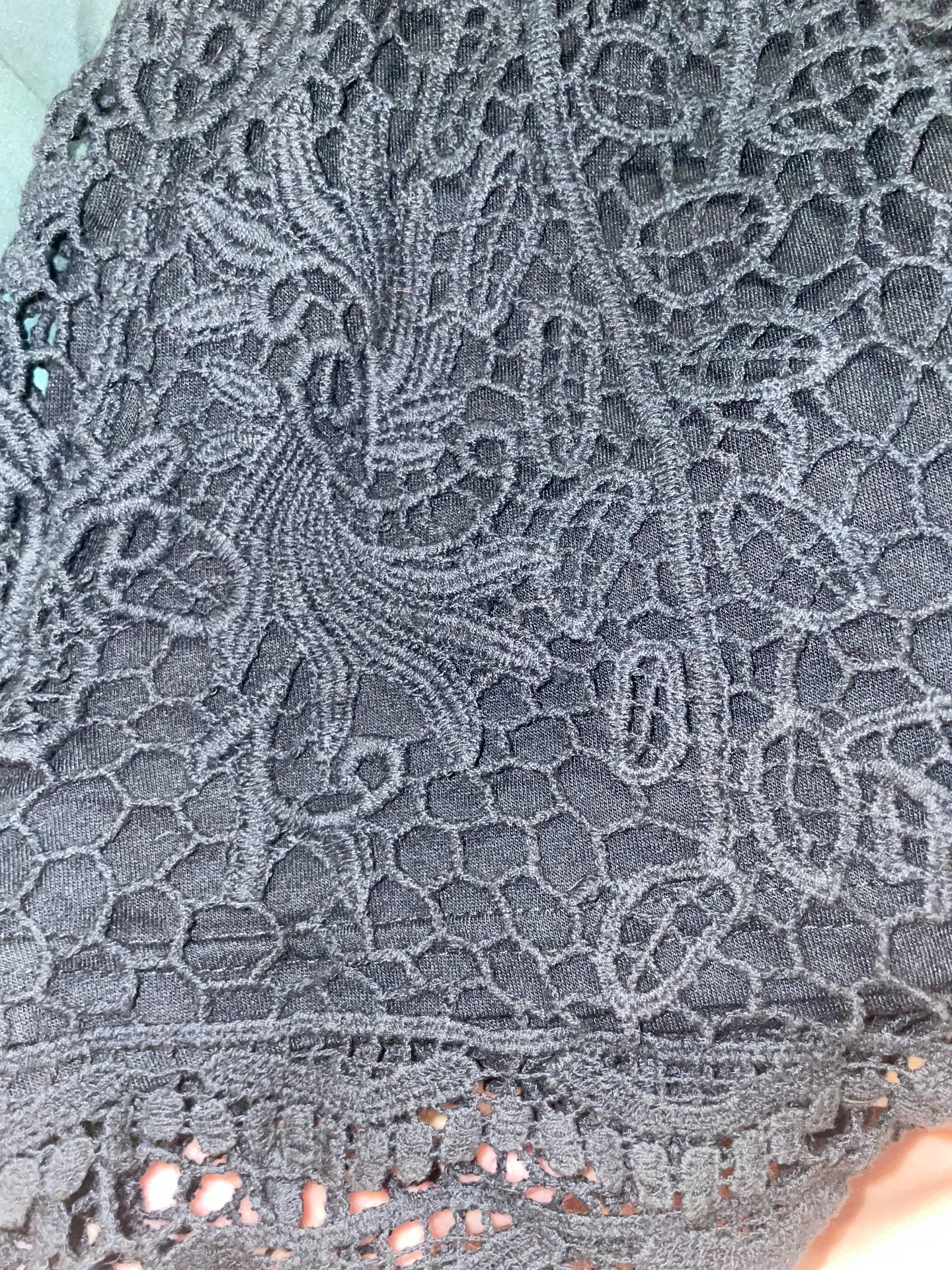 Black Lace Shorts - Image 2