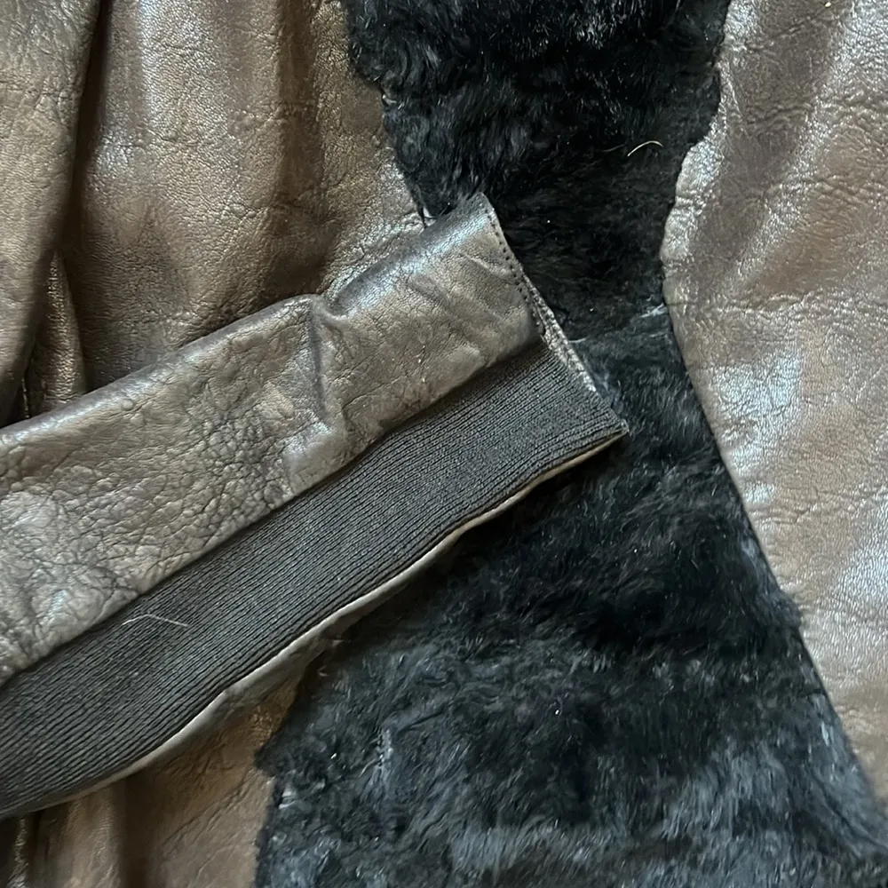 Helmut Lang  Fur Leather Jacket - Image 11