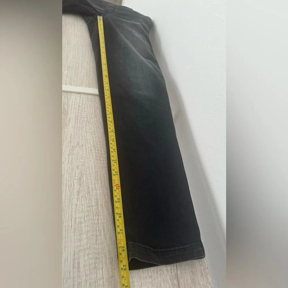 Spanx Vintage Wash Black Denim Jean Legging Jegging Size Medium - Image 4