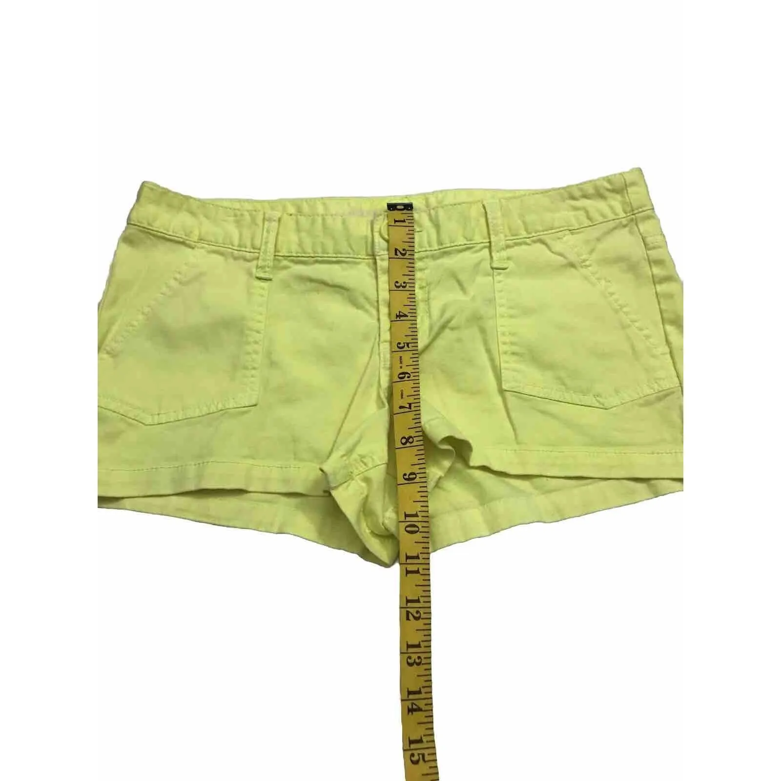 Mossimo Worm’s Shorts Yellow Bright Size 9 - Image 5