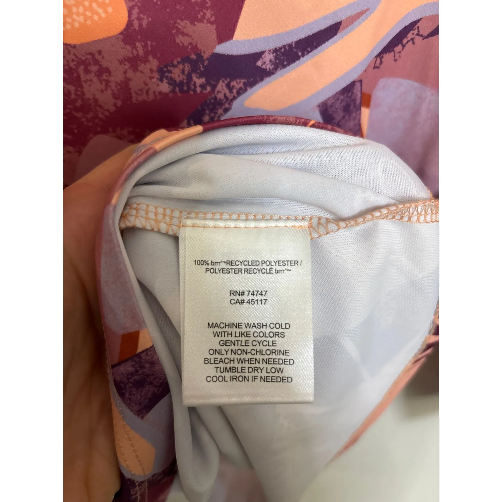 World Wide Sportsman Hoodie Womens XL Tropical 3D Cool Sublimated UPF 50 NWT Orange - Image 7