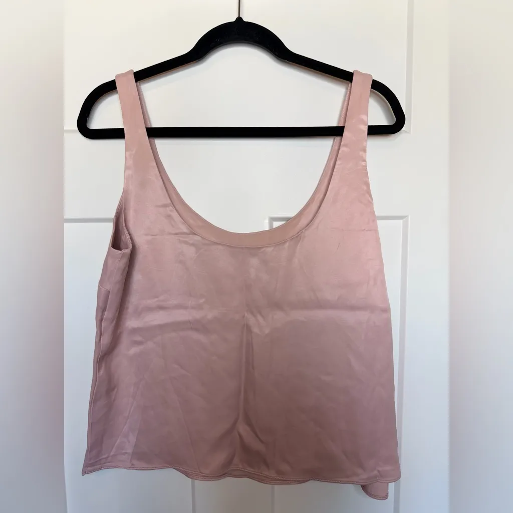 NWOT Topshop Scoop Neck Cami - Rose - Image 3