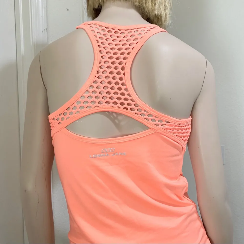 Lorna Jane Neon Mesh Racerback Tank - Image 4