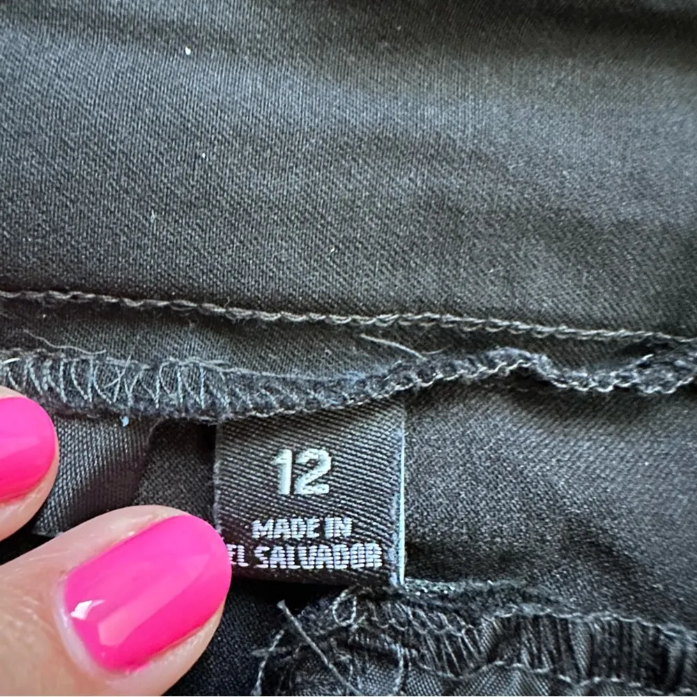 Briggs Women's Dress Pants Size 12 Black Pockets Stretch Career - Image 5