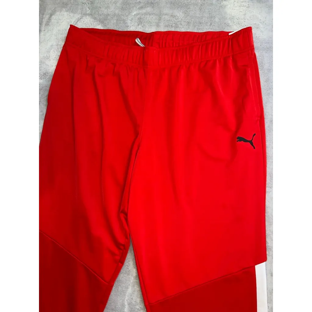 Puma Red & White Sweatpants & Joggers 3XL Loungewear - Image 3