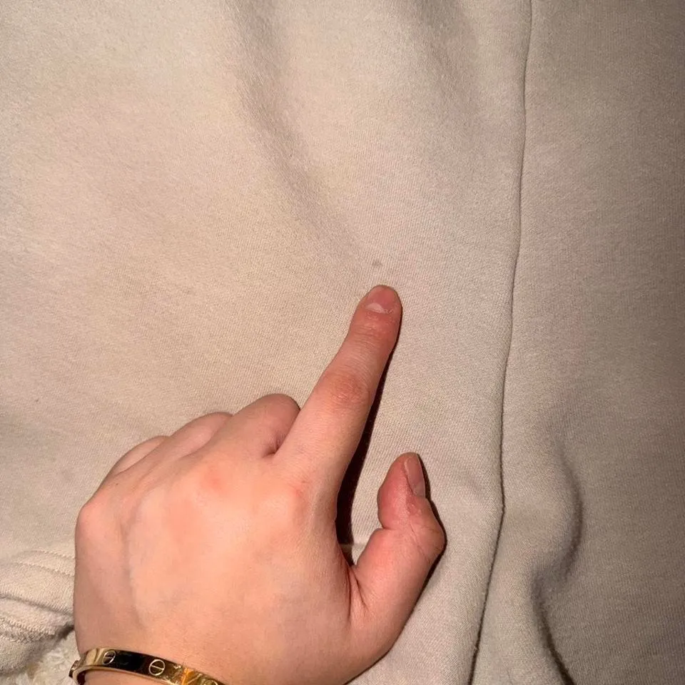 SKIMS Outdoor Fleece Shorts 100% Womens XL/ Extra Large Tiny Dot Flaw!!! - Image 2