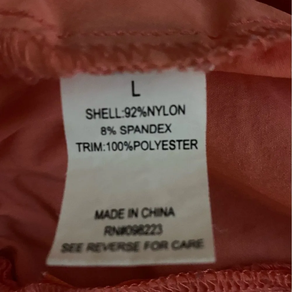 Lightweight Gorpcore Outdoor Chic Hooded Jacket Women’s Coral Pink Size Large - Image 4