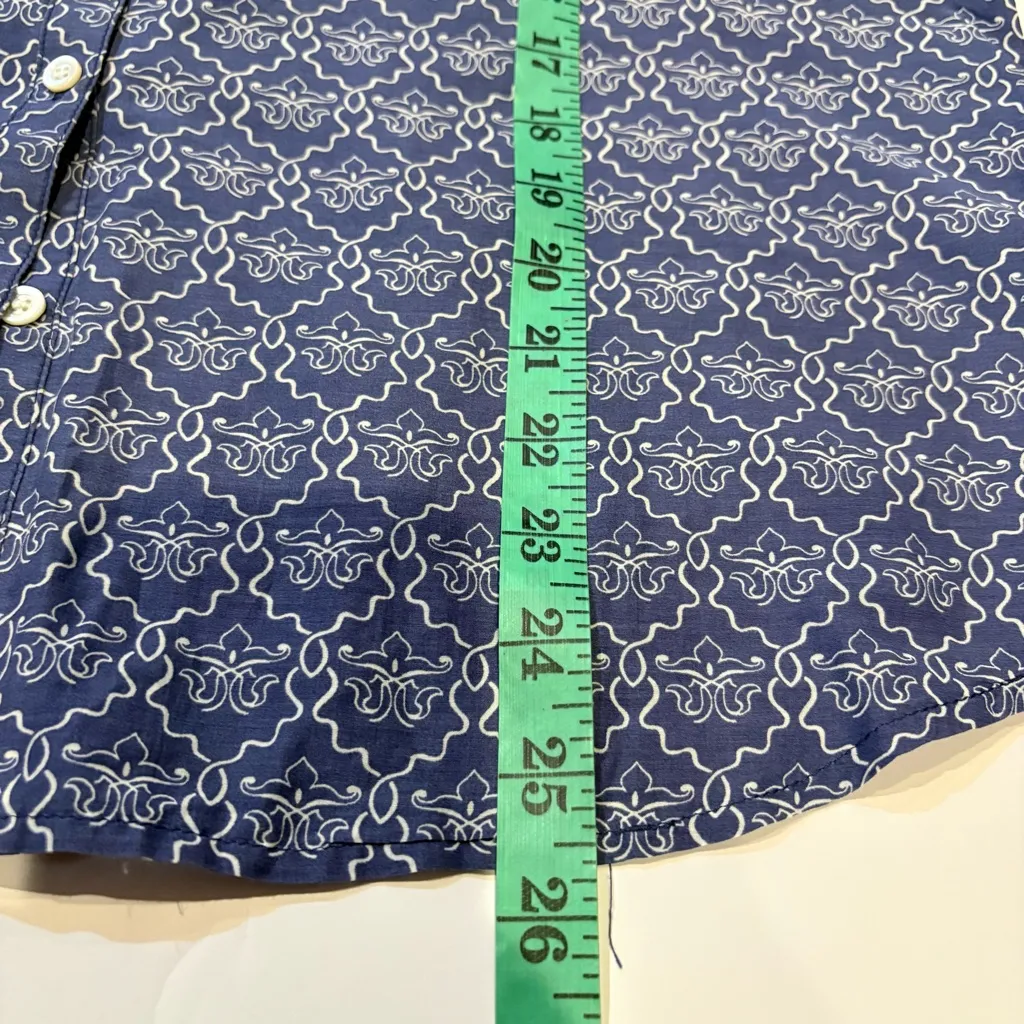 J. McLaughlin White Baloon sleeves button down shirt size L - Image 10