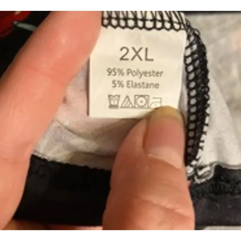 Y2K Cherry Print Pajama Set Black Sleepwear Cami Top & Shorts Women’s 2XL - Image 3