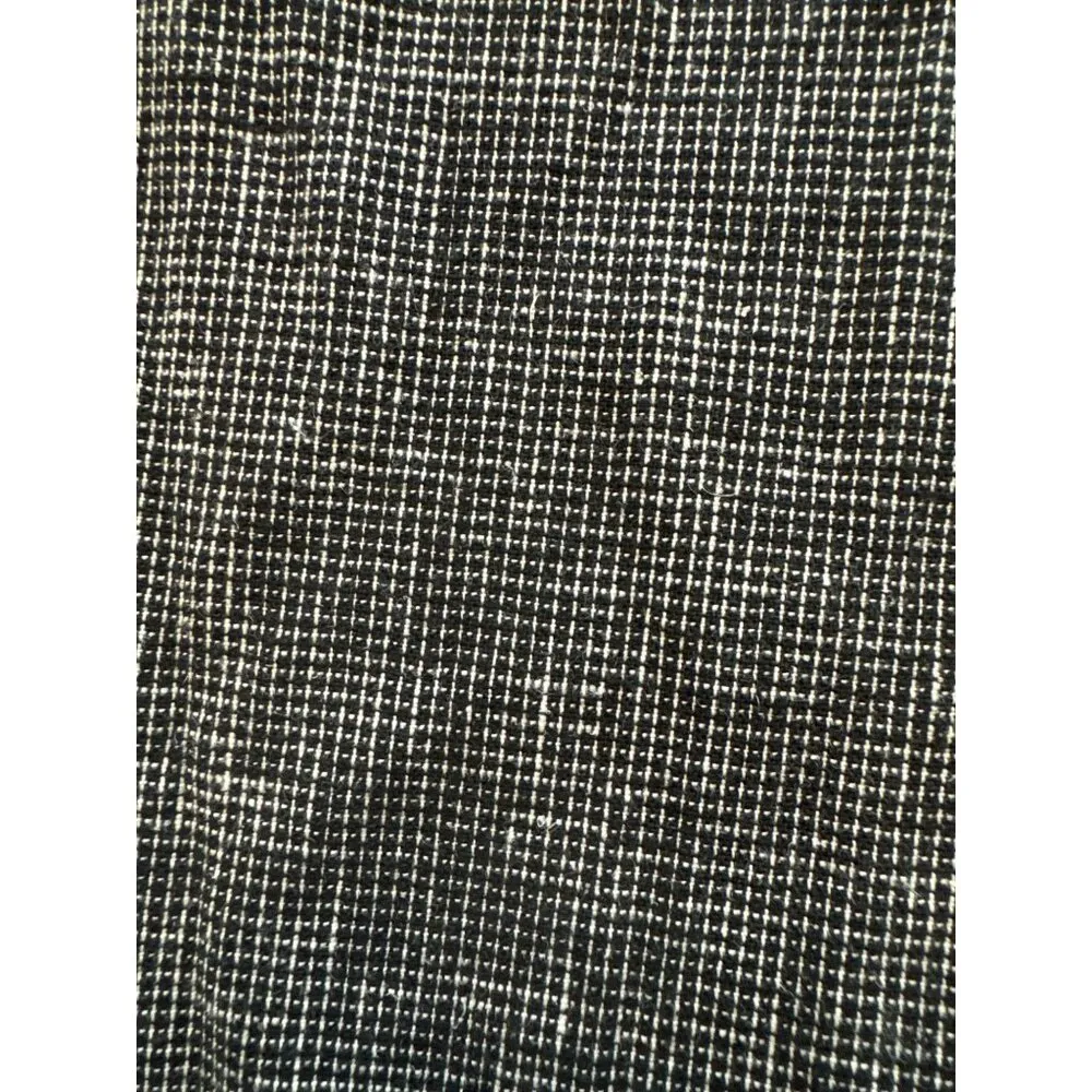 Eileen Fisher 2X Hemp Organic Cotton Pull-on Tapered Pants Black White Ankle NWT - Image 2