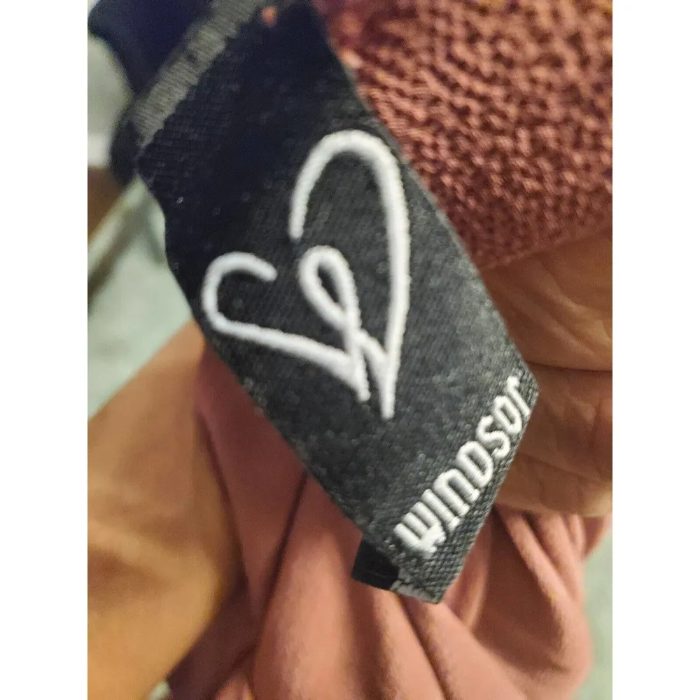 Windsor Pink High Waist Back Zip A-Line Pleated Maxi Skirt With Shorts Size S - Image 7