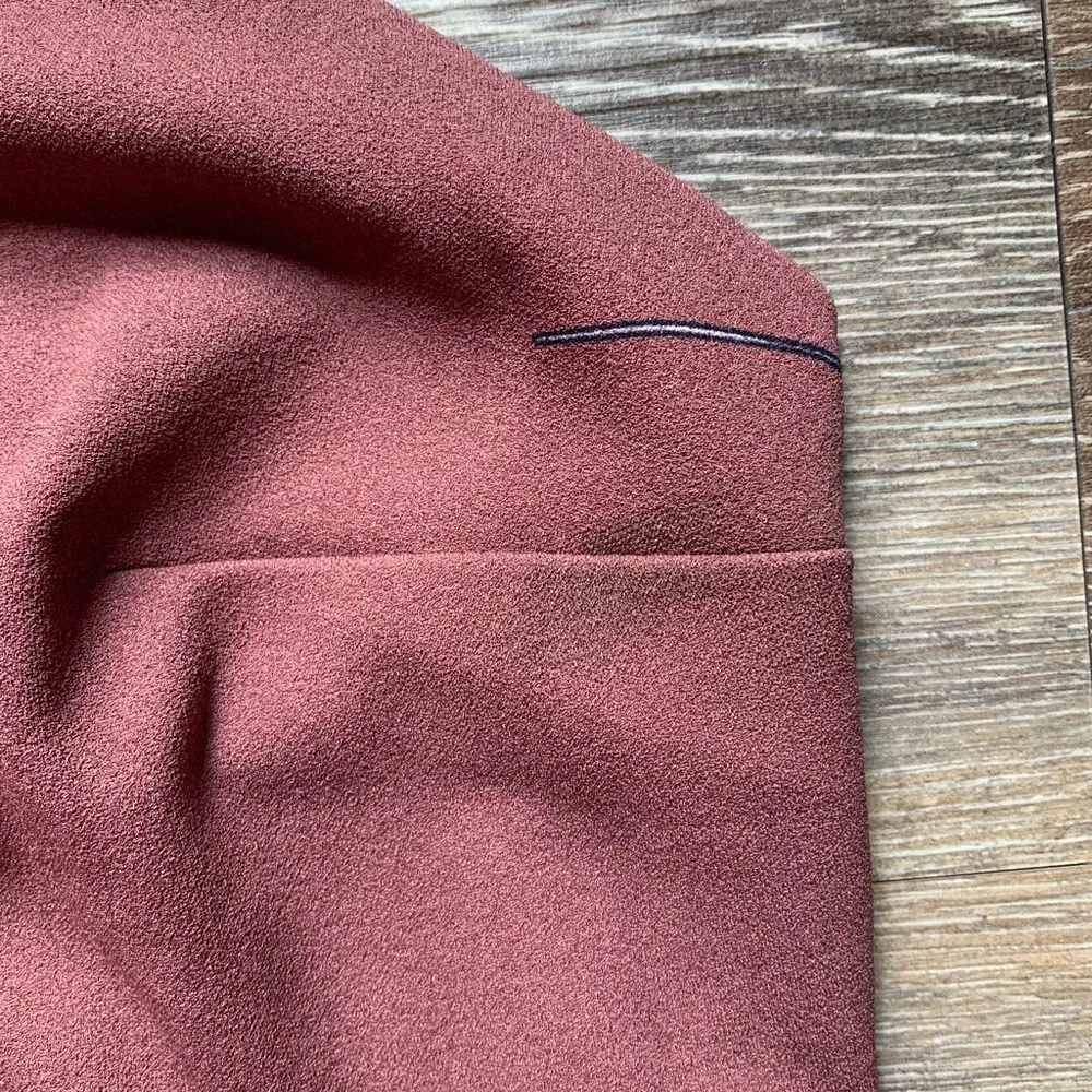 Express Muted Pink Floral Halter Mini Dress S - Image 7