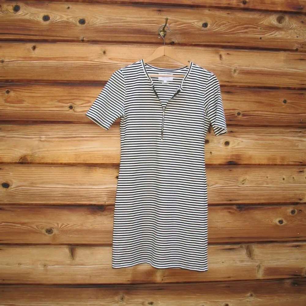 Current Elliot Stretch Striped Mini Dress - Image 3