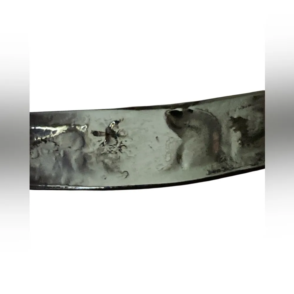 Vintage Taxco Mexico purple Inlaid abalon shell and mother of Pearl bracelet - Image 4