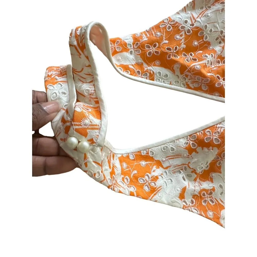 Kay Unger NY 100% Silk Floral Halter Dress Sz 2 Demure Cruise Hawaiian Tropical - Image 9