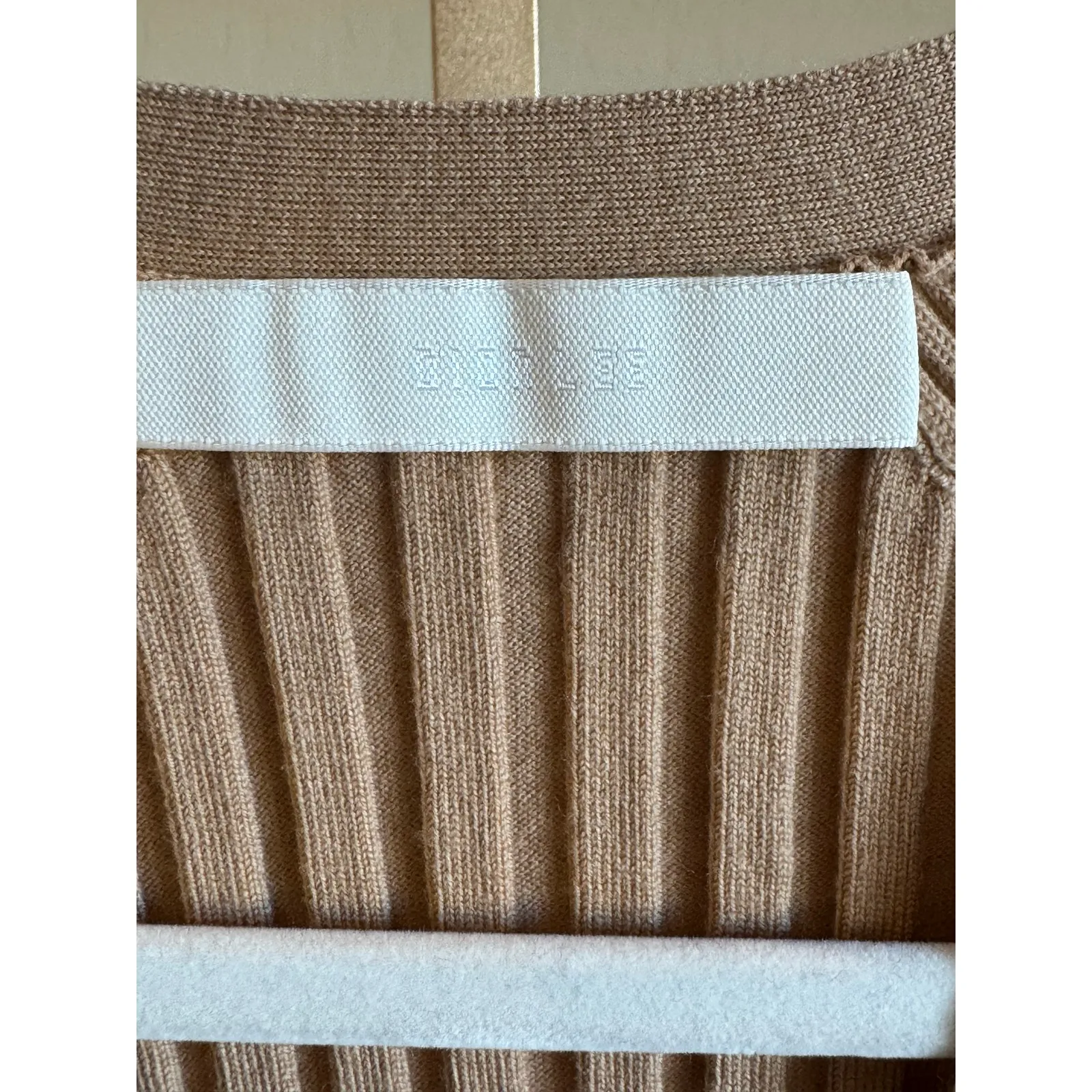 Dion Lee Merino Wool Ribbed Cardigan Dress Brown US 6 M NWOT Size M - Image 6