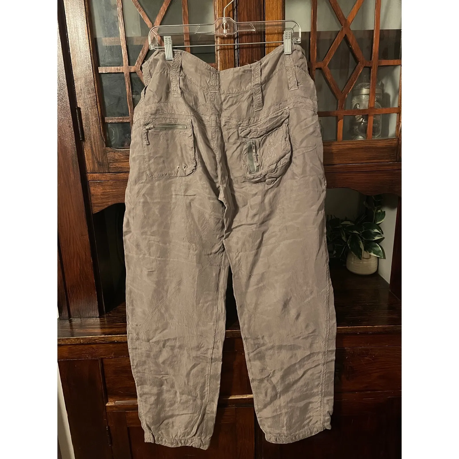 Pete & Greta Johnny Was Cargo Pants Size 10 Gray - Image 2
