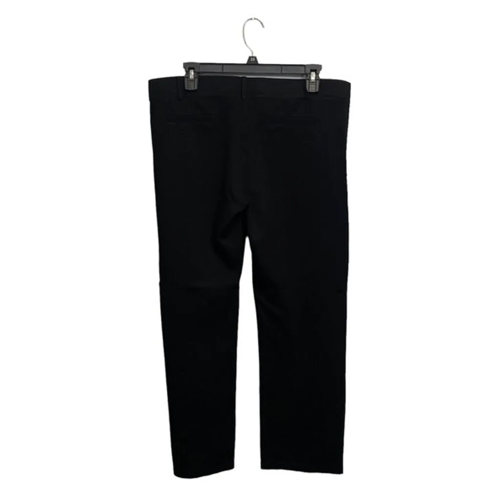 Betabrand Women’s XL Petite Straight-Leg Classic Dress Pant Yoga Pants Black - Image 3