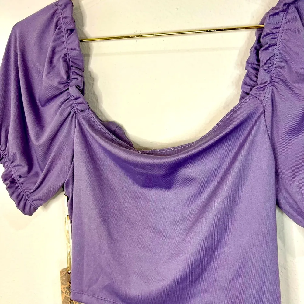 🆕 Iris Lavender Crop Top - Image 7