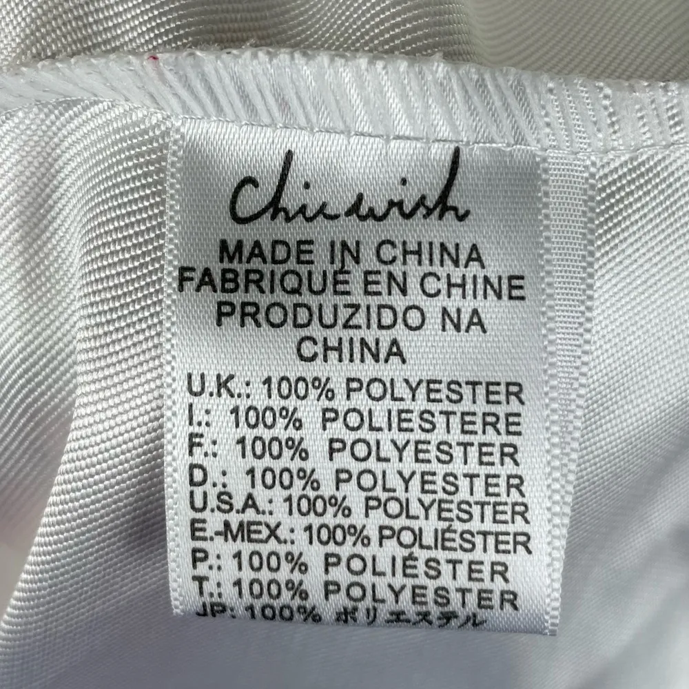 Chicwish Chic Flamingos Pleated A-line Skirt Size Medium Satiny Novelty Print - Image 13