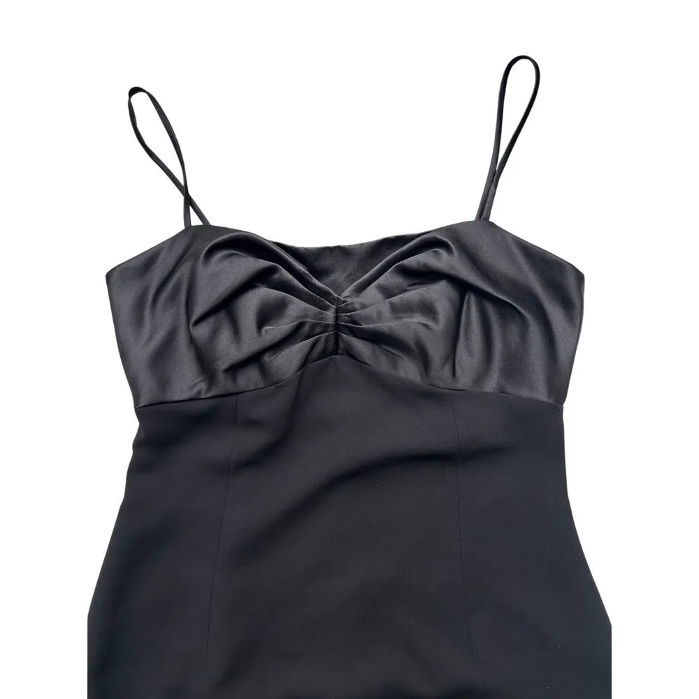 Maggy London Black Sweetheart Neckline Knee Length Dress Size 10 - Image 3