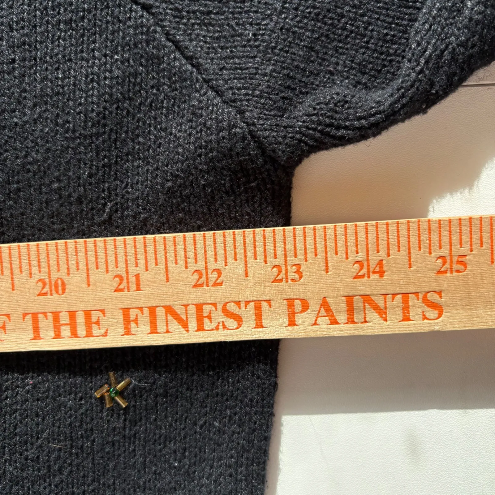 Victoria Jones Black Snowflake Candy Cane Ugly‎ Christmas Sweater XL Size undefined - Image 6