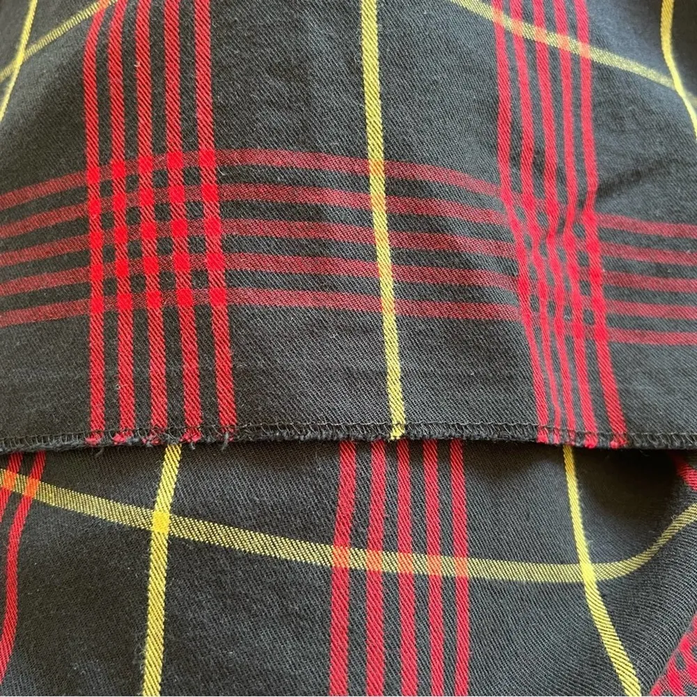 Zara High Neck Plaid Shirt - Image 3