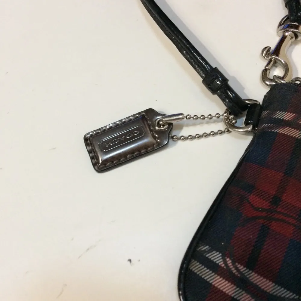 Poppy Tartan Plaid Small Wristlet - Image 2