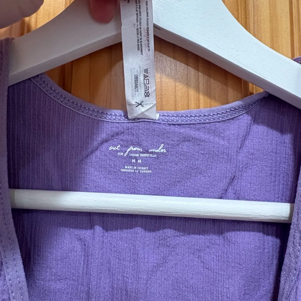 Urban Outfitters Out From Under Size Medium Purple Cropped Bra Top. - Image 4