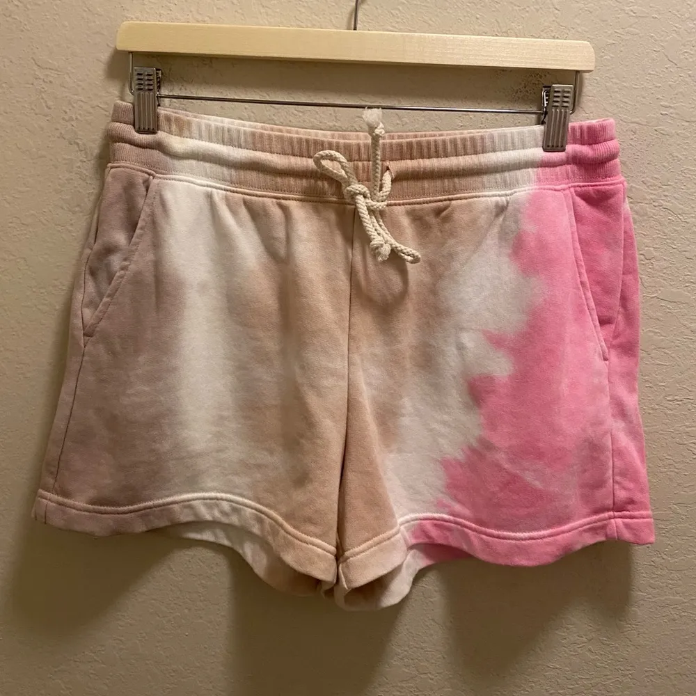 Lou & grey  Tie Dye Sweat Shorts Size M - Image 2