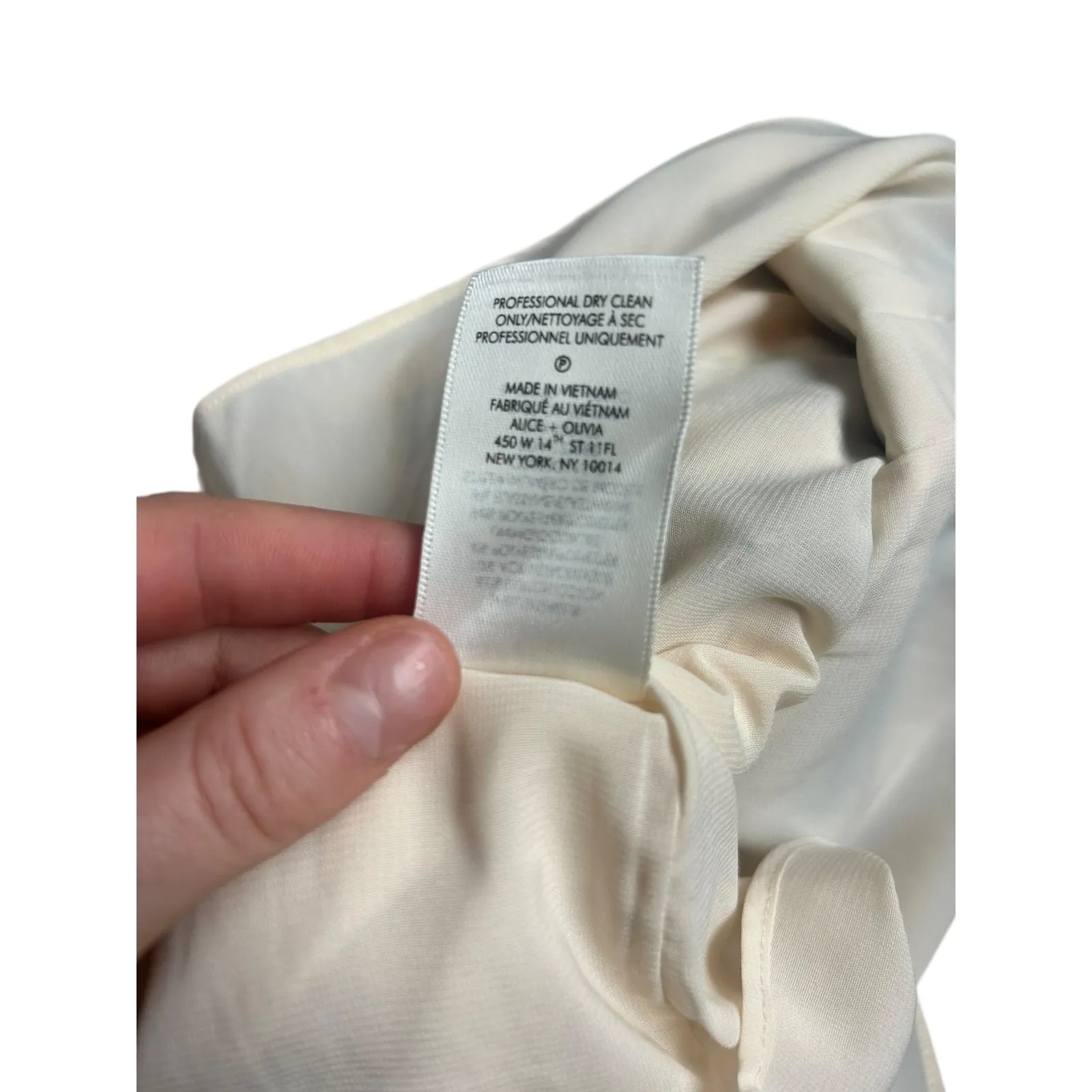 ALICE + OLIVIA Coley Textured Sleeveless A-Line Mini Dress size 4 Blue Yellow - Image 9