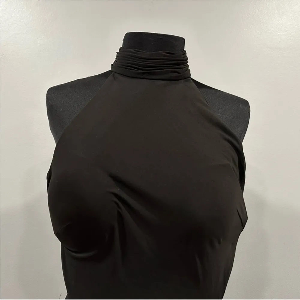 MAC DUGGAL 26118 High Neck Prom Dress Gown black 10 - Image 3