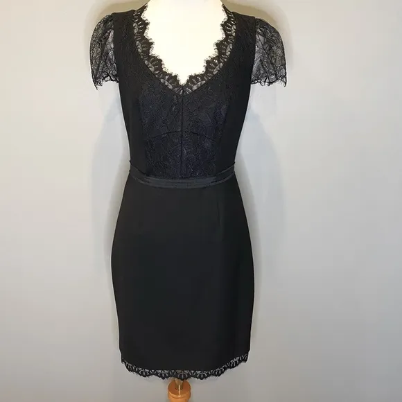 Rebecca Taylor Lace Combo Dress - Image 2