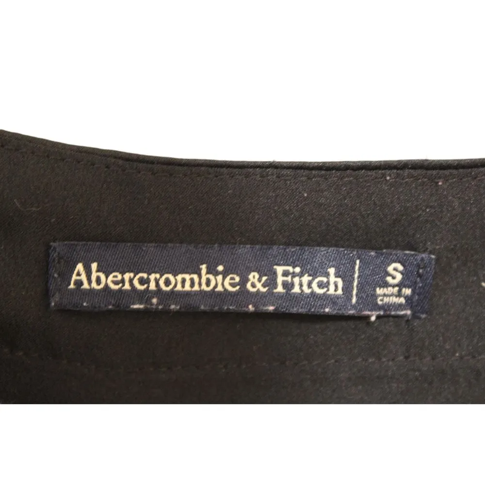 Womens Abercrombie & Fitch Black Spaghetti Straps Camisole Tank Top Size Small S - Image 3