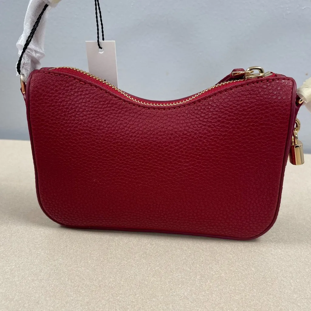 Marc Jacobs Convertible Leather Wristlet  Pochette - Red - NWT - Image 2