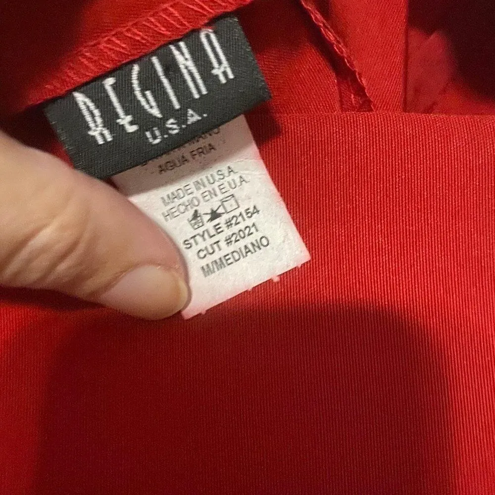 Regina red 2pcs capri pant suit with strappy top Red Size undefined - Image 3