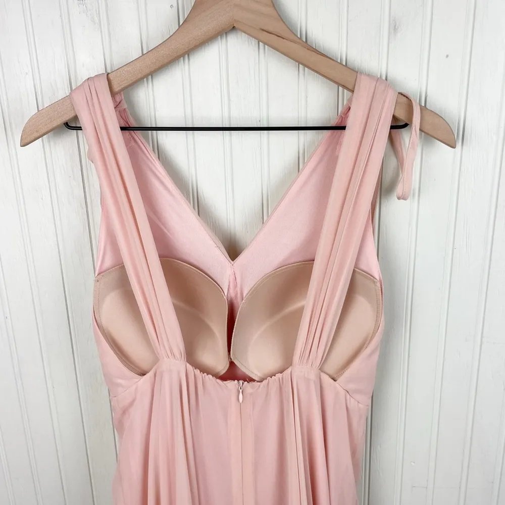 Lulus Dance The Night Away Lovely Blush Pink Maxi Dress 14962 Women's Size Large - Image 8